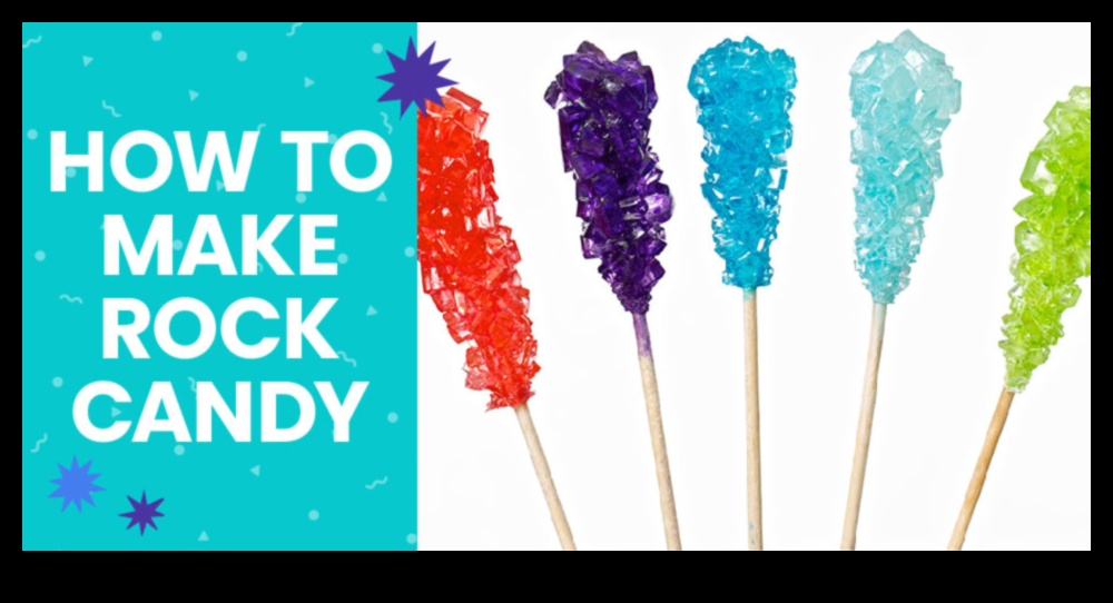 DIY Kids 'Rock Candy: Tatlı Yenilebilir Kristal Kreasyonları Üretme